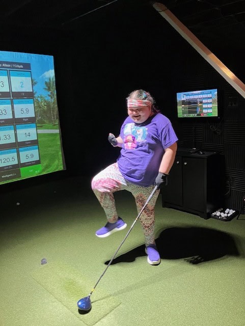 Golf Indoors at Back 9 - March